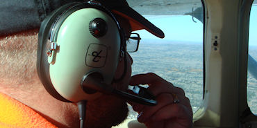 spotter in a Cesna